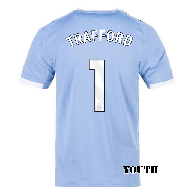 2025/26 James Trafford #1 Home Youth Soccer Jersey