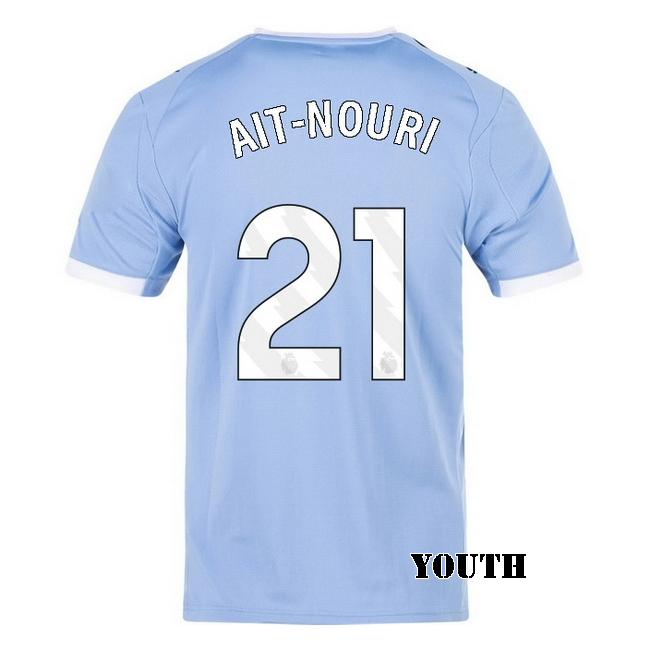 2025/26 Rayan Ait-Nouri #21 Home Youth Soccer Jersey