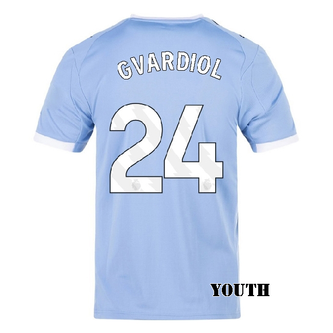 2025/26 Josko Gvardiol #24 Home Youth Soccer Jersey