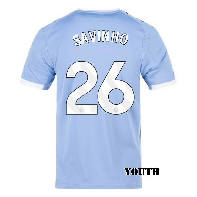 2025/26 Savinho #26 Home Youth Soccer Jersey