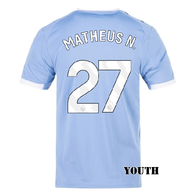 2025/26 Matheus Nunes #27 Home Youth Soccer Jersey