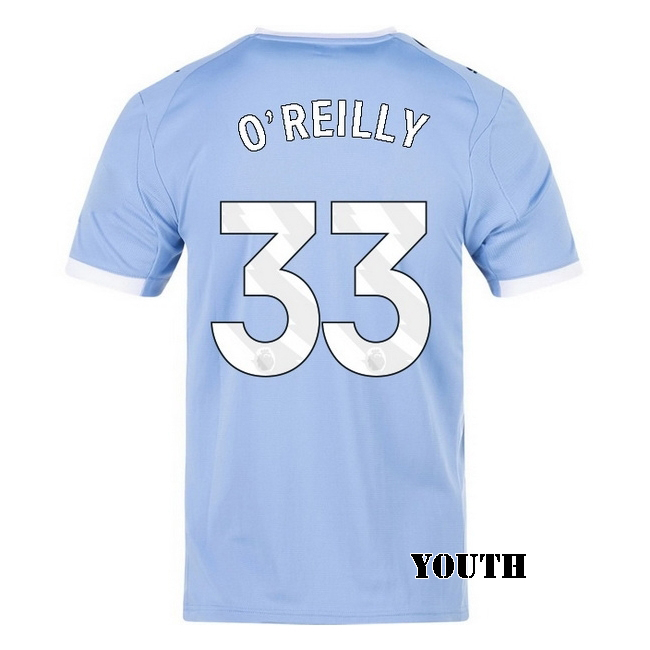 2025/26 Nico O'Reilly #33 Home Youth Soccer Jersey
