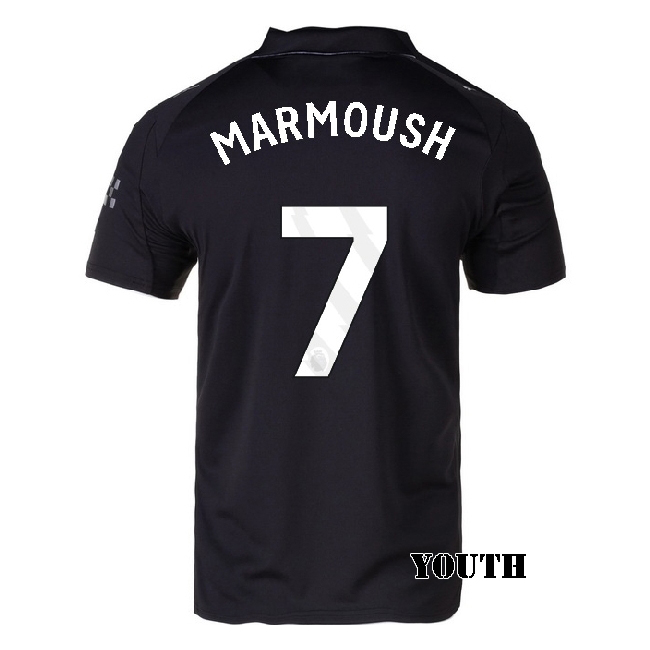 2025/26 Omar Marmoush #7 Away Youth Soccer Jersey