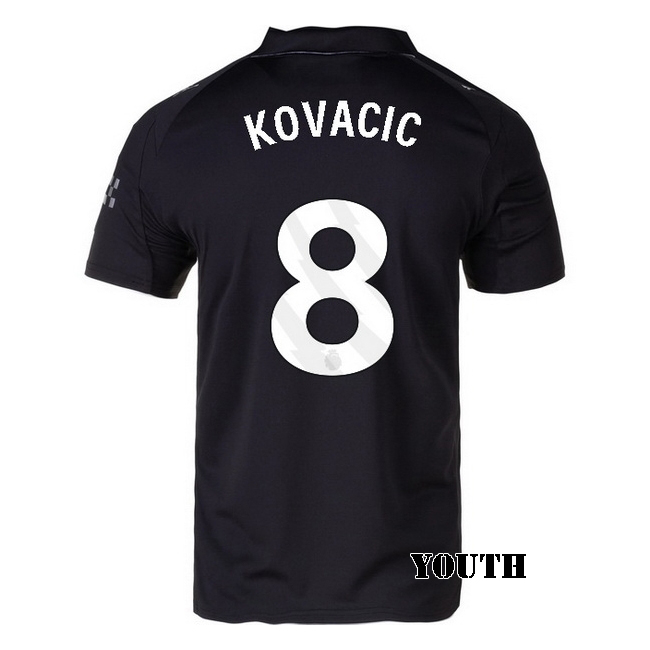 2025/26 Mateo Kovacic #8 Away Youth Soccer Jersey