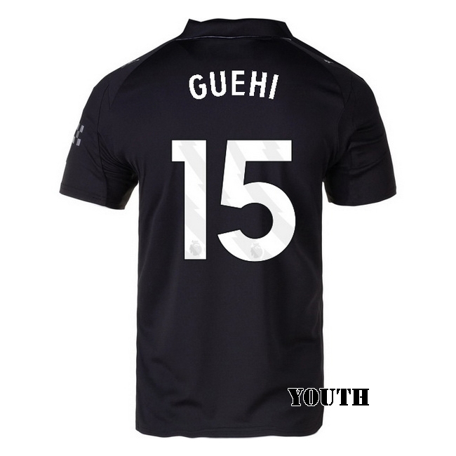 2025/26 Marc Guehi #15 Away Youth Soccer Jersey