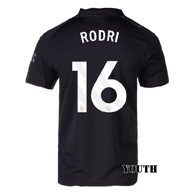 2025/26 Rodri #16 Away Youth Soccer Jersey