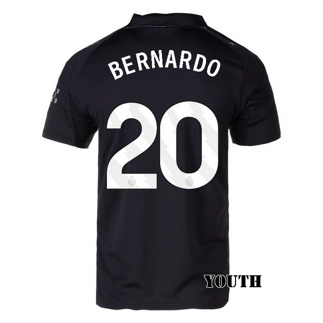 2025/26 Bernardo Silva #20 Away Youth Soccer Jersey