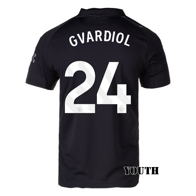 2025/26 Josko Gvardiol #24 Away Youth Soccer Jersey