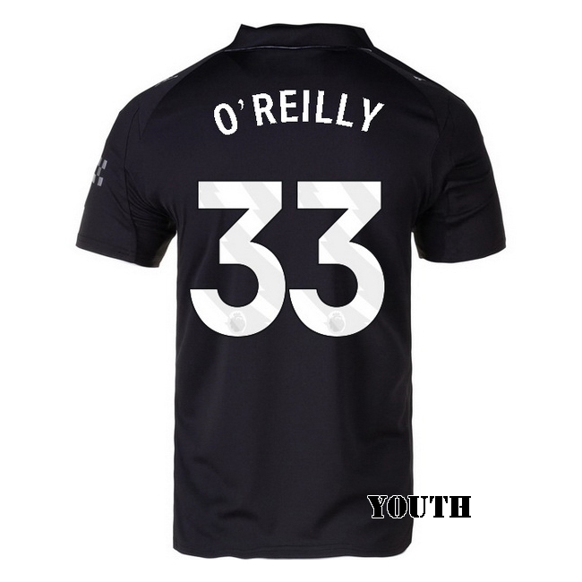 2025/26 Nico O'Reilly #33 Away Youth Soccer Jersey
