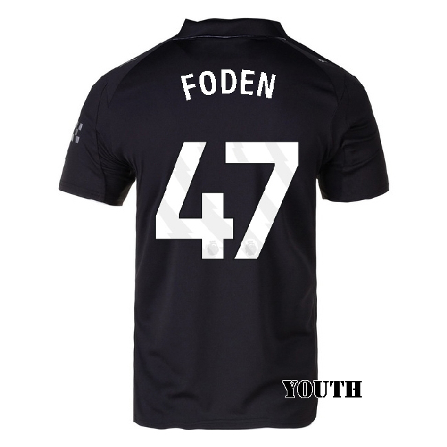 2025/26 Phil Foden #47 Away Youth Soccer Jersey