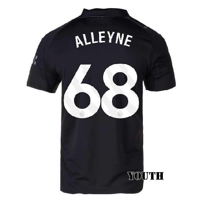 2025/26 Max Alleyne #68 Away Youth Soccer Jersey