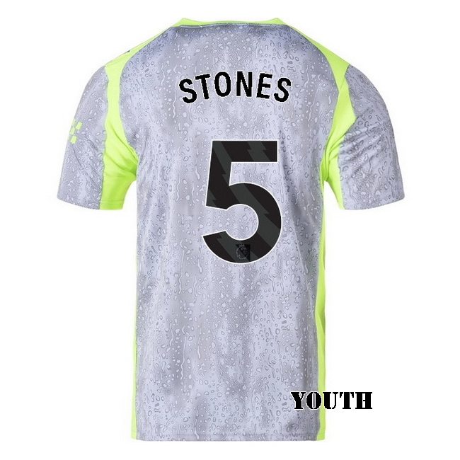 2025/26 John Stones #5 Third Youth Soccer Jersey