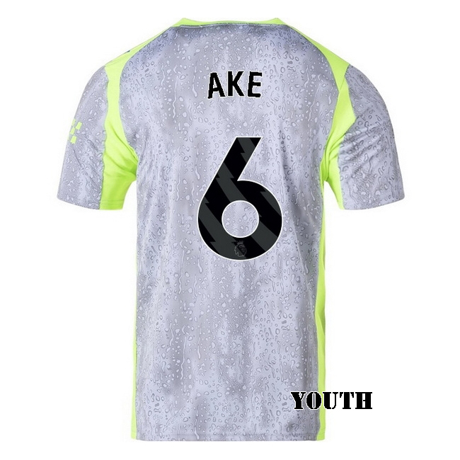 2025/26 Nathan Ake #6 Third Youth Soccer Jersey