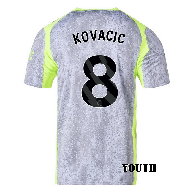 2025/26 Mateo Kovacic #8 Third Youth Soccer Jersey