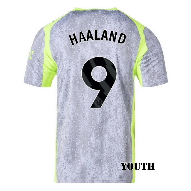 2025/26 Erling Haaland #9 Third Youth Soccer Jersey