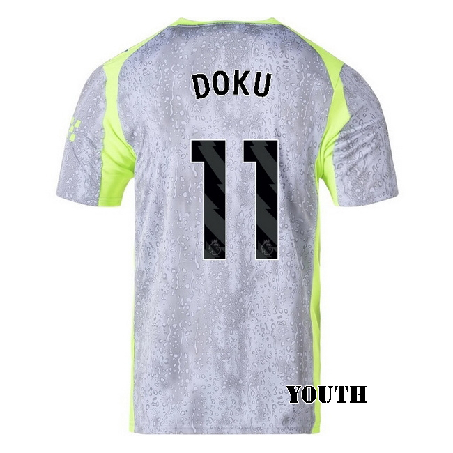 2025/26 Jeremy Doku #11 Third Youth Soccer Jersey