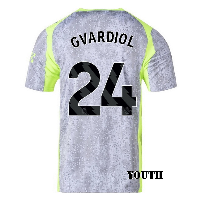 2025/26 Josko Gvardiol #24 Third Youth Soccer Jersey