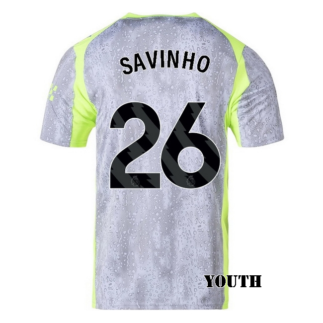 2025/26 Savinho #26 Third Youth Soccer Jersey
