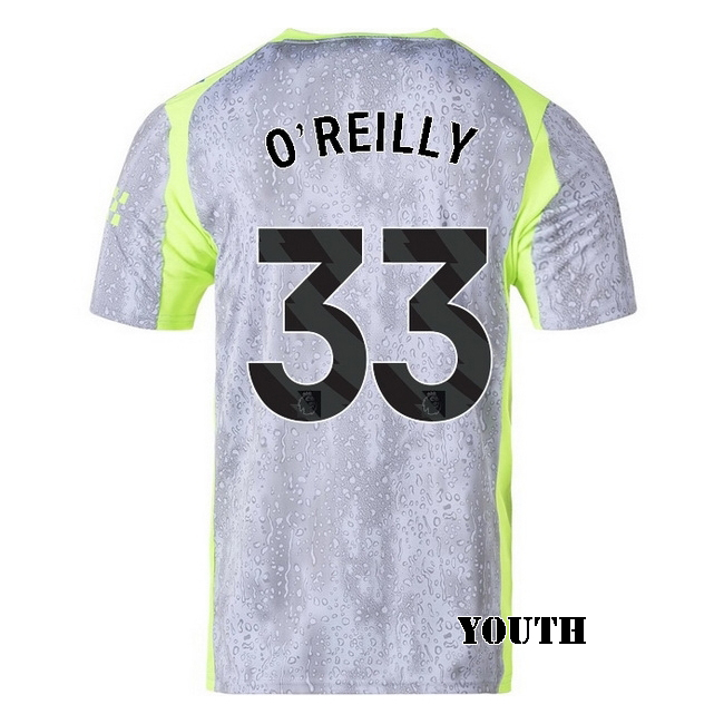 2025/26 Nico O'Reilly #33 Third Youth Soccer Jersey