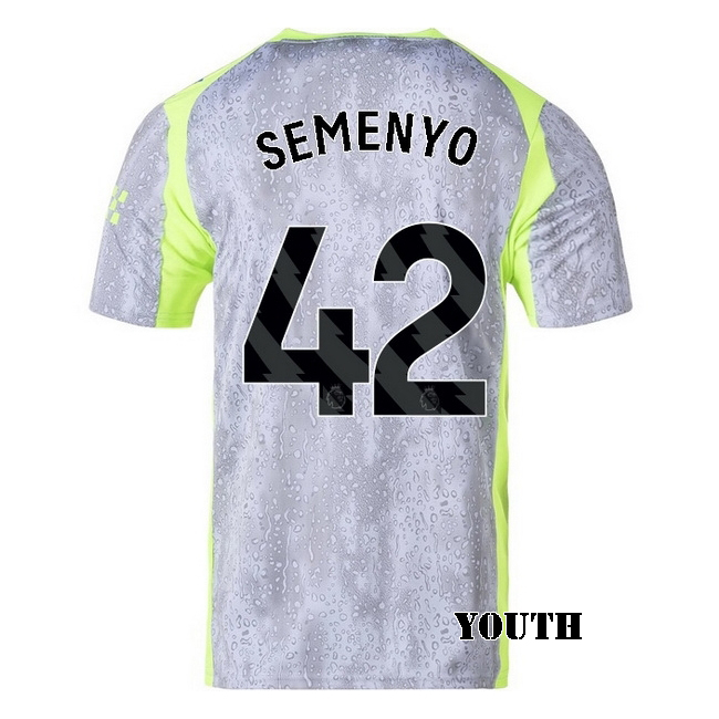 2025/26 Antoine Semenyo #42 Third Youth Soccer Jersey
