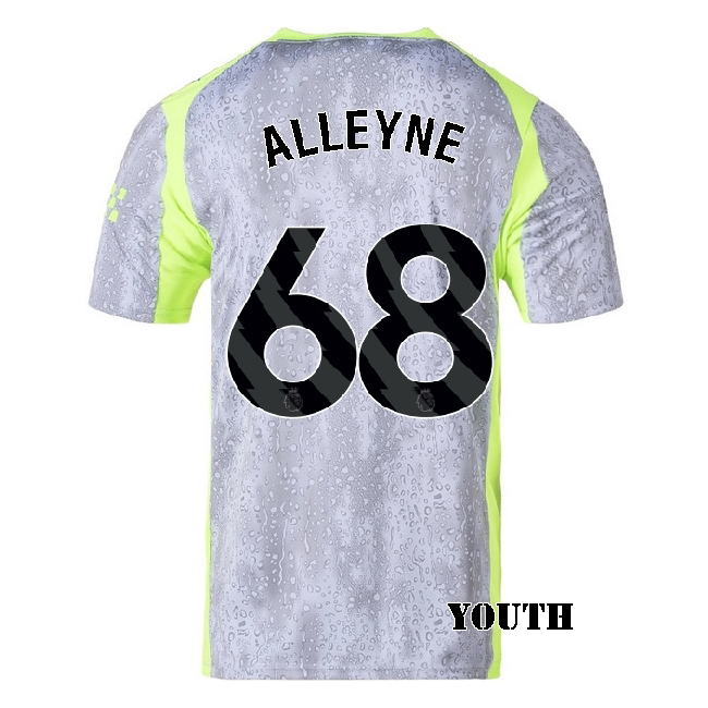2025/26 Max Alleyne #68 Third Youth Soccer Jersey