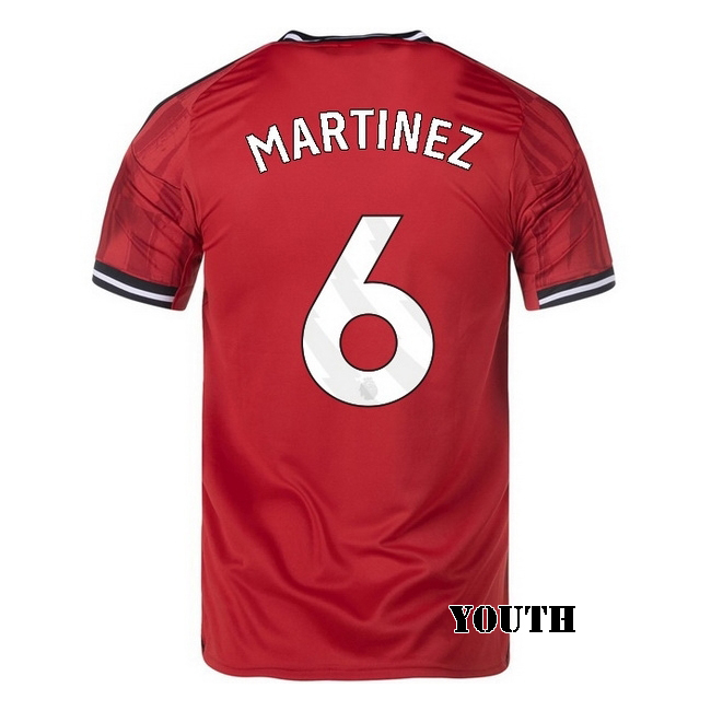 2025/26 Lisandro Martinez #6 Home Youth Soccer Jersey