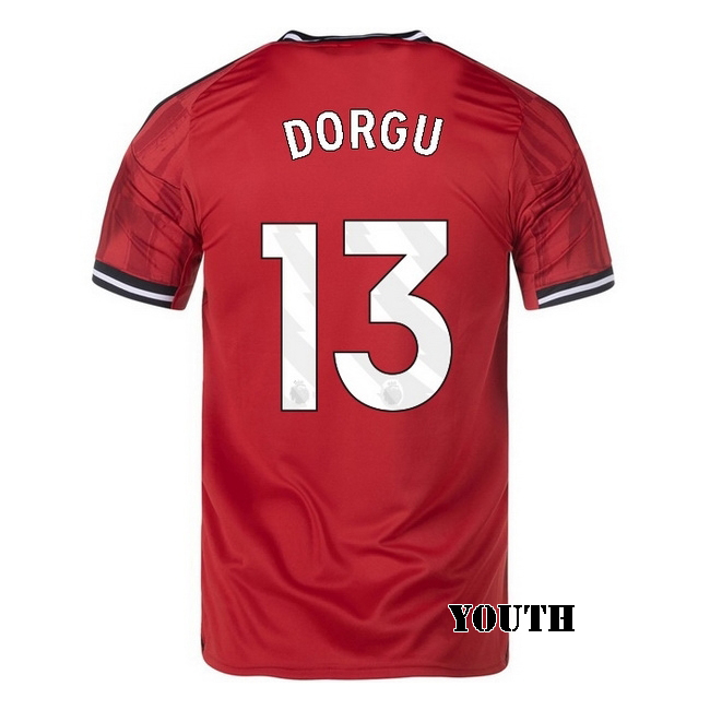 2025/26 Patrick Dorgu #13 Home Youth Soccer Jersey