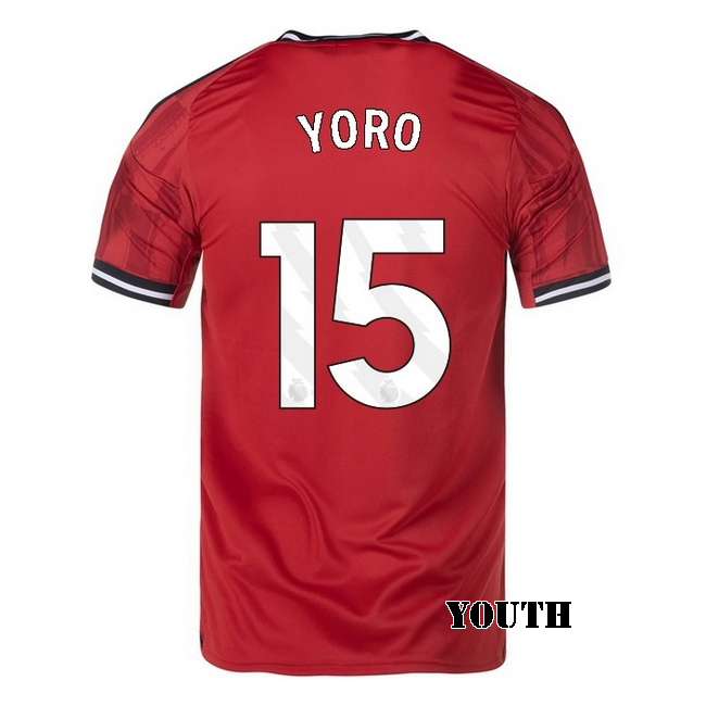 2025/26 Leny Yoro #15 Home Youth Soccer Jersey
