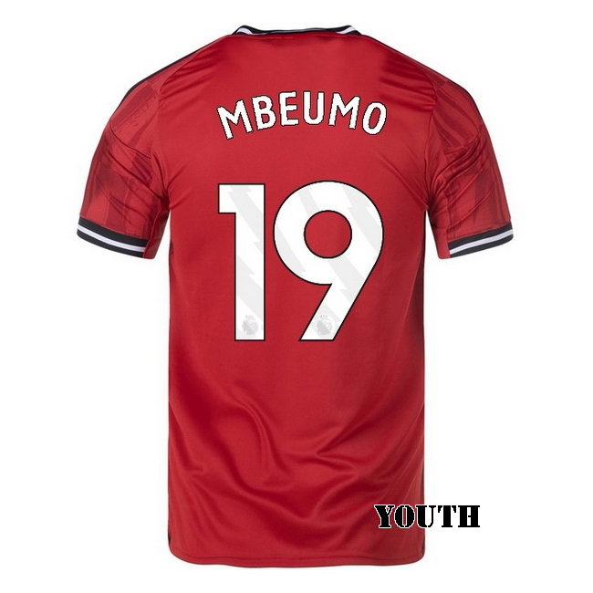 2025/26 Bryan Mbeumo #19 Home Youth Soccer Jersey