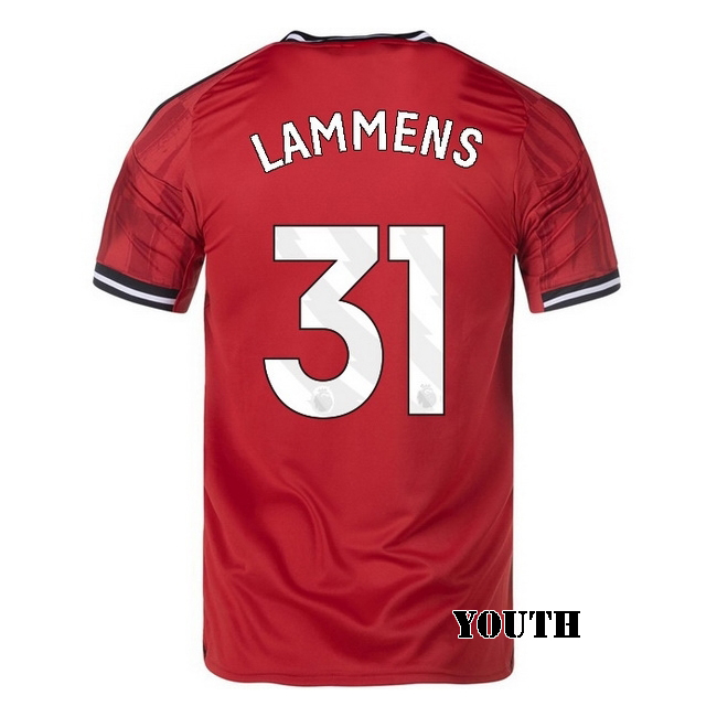 2025/26 Senne Lammens #31 Home Youth Soccer Jersey