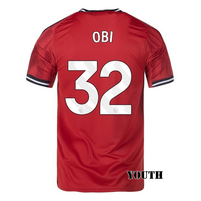 2025/26 Chido Obi #32 Home Youth Soccer Jersey