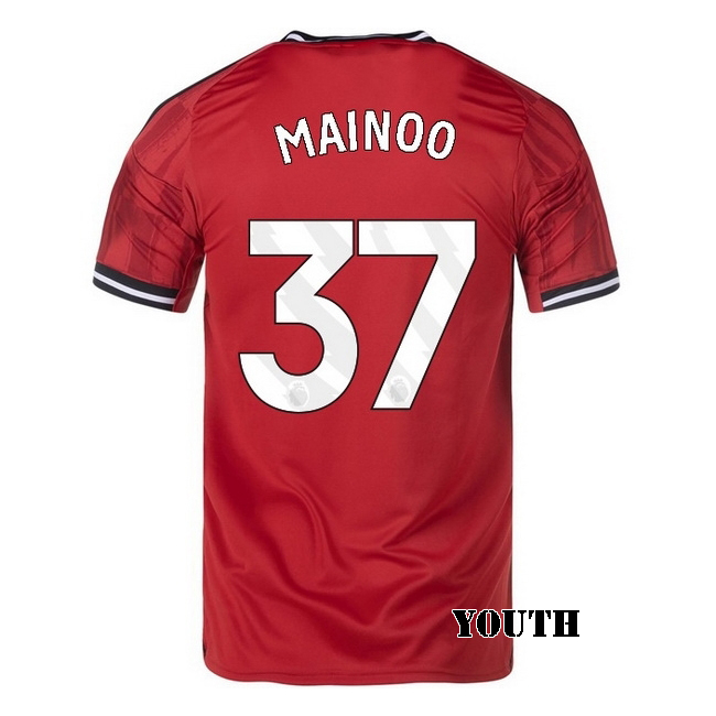 2025/26 Kobbie Mainoo #37 Home Youth Soccer Jersey