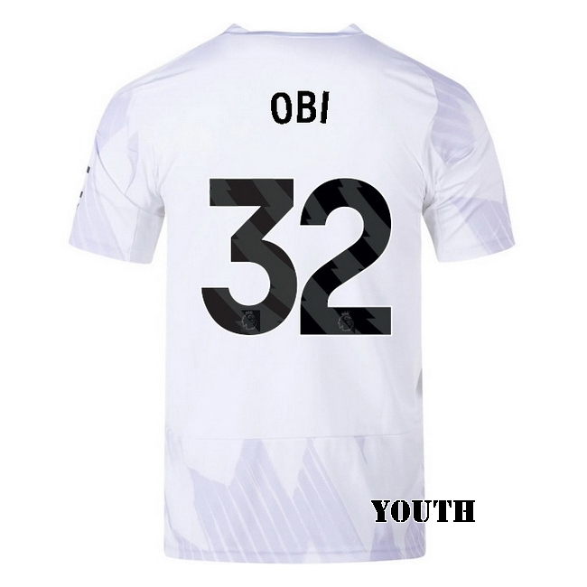 2025/26 Chido Obi #32 Away Youth Soccer Jersey