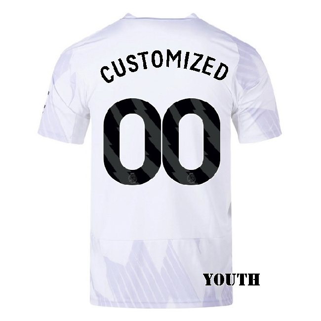 2025/26 CUSTOMIZED E #00 Away Youth Soccer Jersey