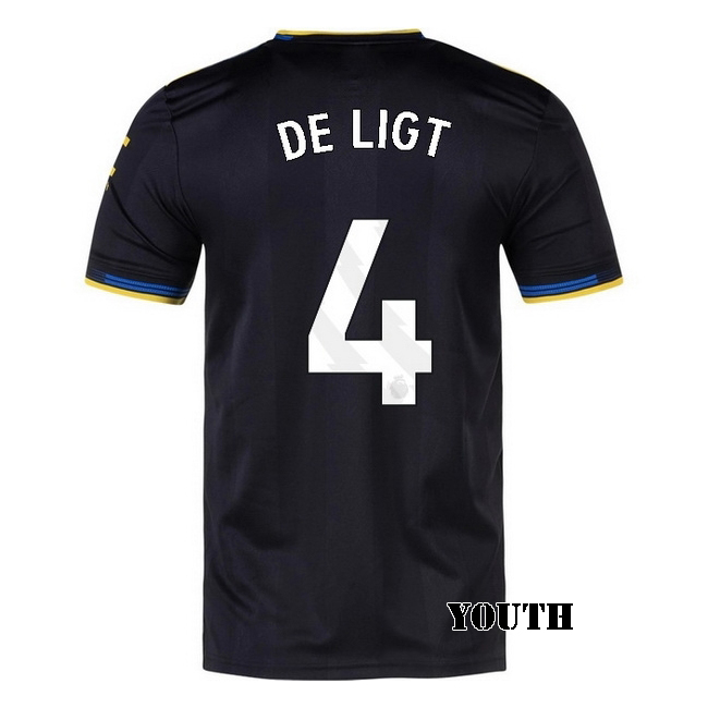 2025/26 Matthijs de Ligt #4 Third Youth Soccer Jersey