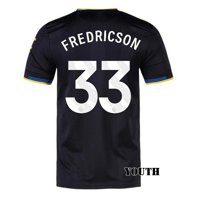 2025/26 Tyler Fredricson #33 Third Youth Soccer Jersey