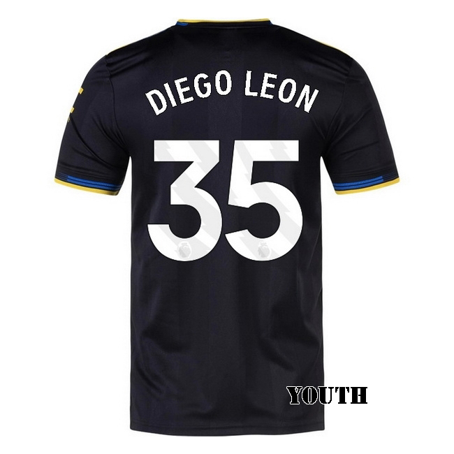 2025/26 Diego Leon #35 Third Youth Soccer Jersey