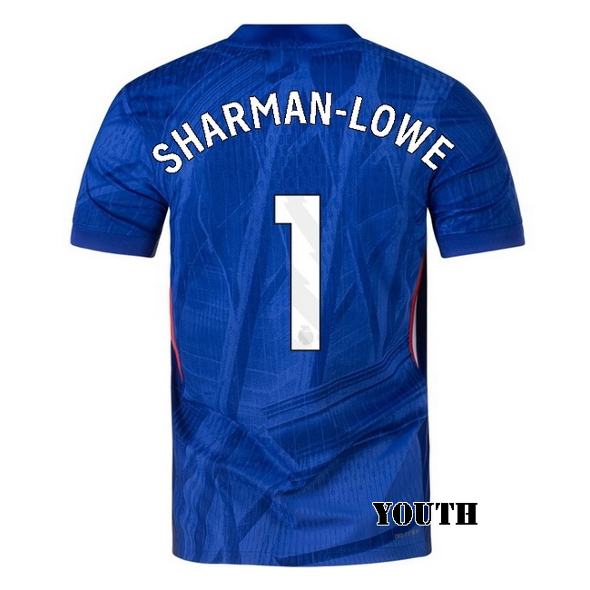 2025/26 Teddy Sharman-Lowe #1 Home Youth Soccer Jersey