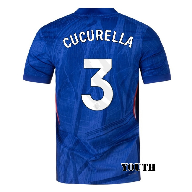 2025/26 Marc Cucurella #3 Home Youth Soccer Jersey