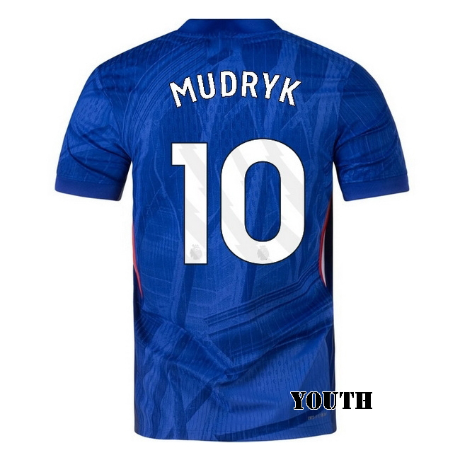 2025/26 Mykhaylo Mudryk #10 Home Youth Soccer Jersey