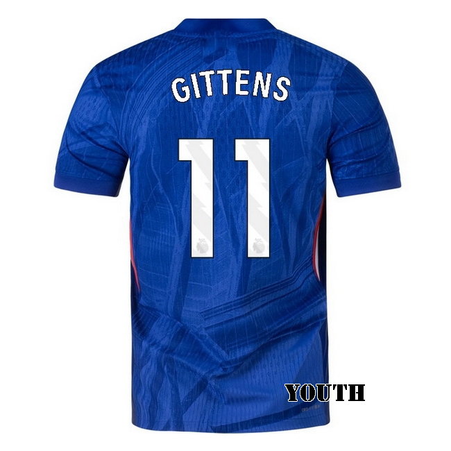2025/26 Jamie Gittens #11 Home Youth Soccer Jersey