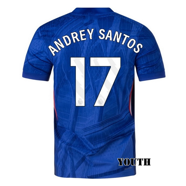 2025/26 Andrey Santos #17 Home Youth Soccer Jersey