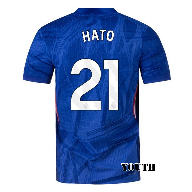2025/26 Jorrel Hato #21 Home Youth Soccer Jersey