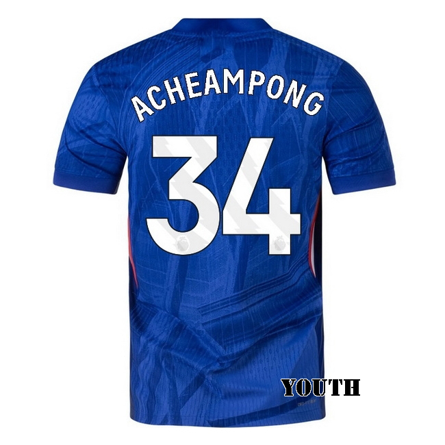 2025/26 Josh Acheampong #34 Home Youth Soccer Jersey