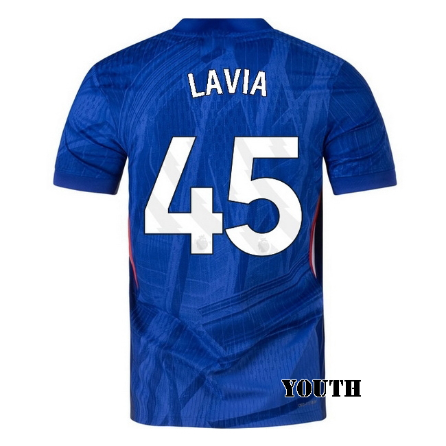 2025/26 Romeo Lavia #45 Home Youth Soccer Jersey