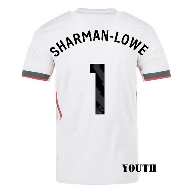 2025/26 Teddy Sharman-Lowe #1 Away Youth Soccer Jersey