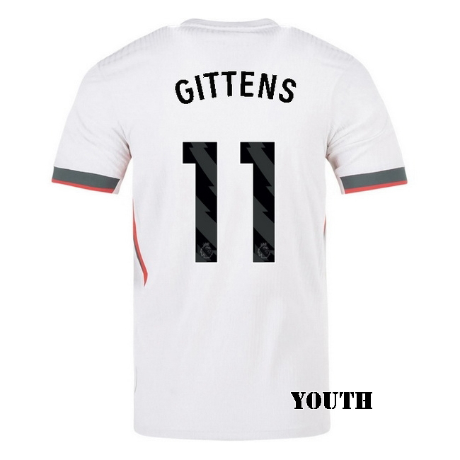 2025/26 Jamie Gittens #11 Away Youth Soccer Jersey