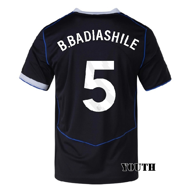 2025/26 Benoit Badiashile #5 Third Youth Soccer Jersey