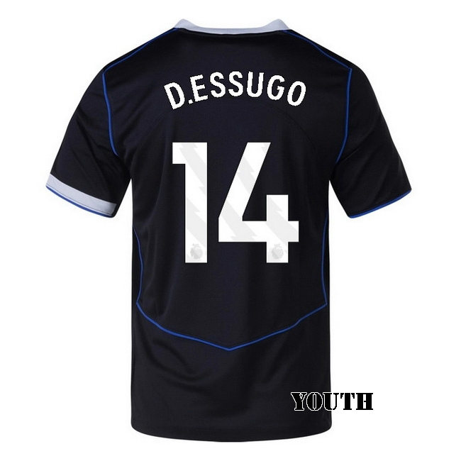 2025/26 Dario Essugo #14 Third Youth Soccer Jersey