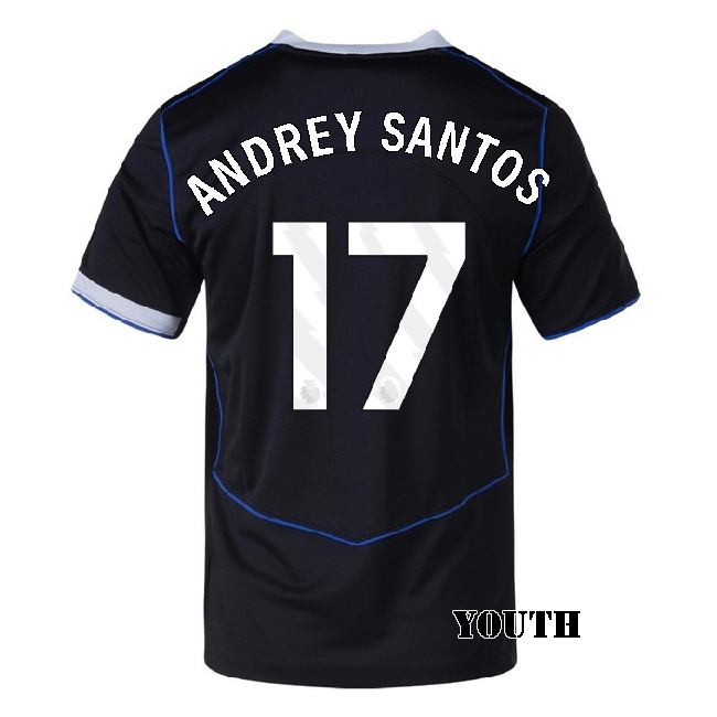 2025/26 Andrey Santos #17 Third Youth Soccer Jersey